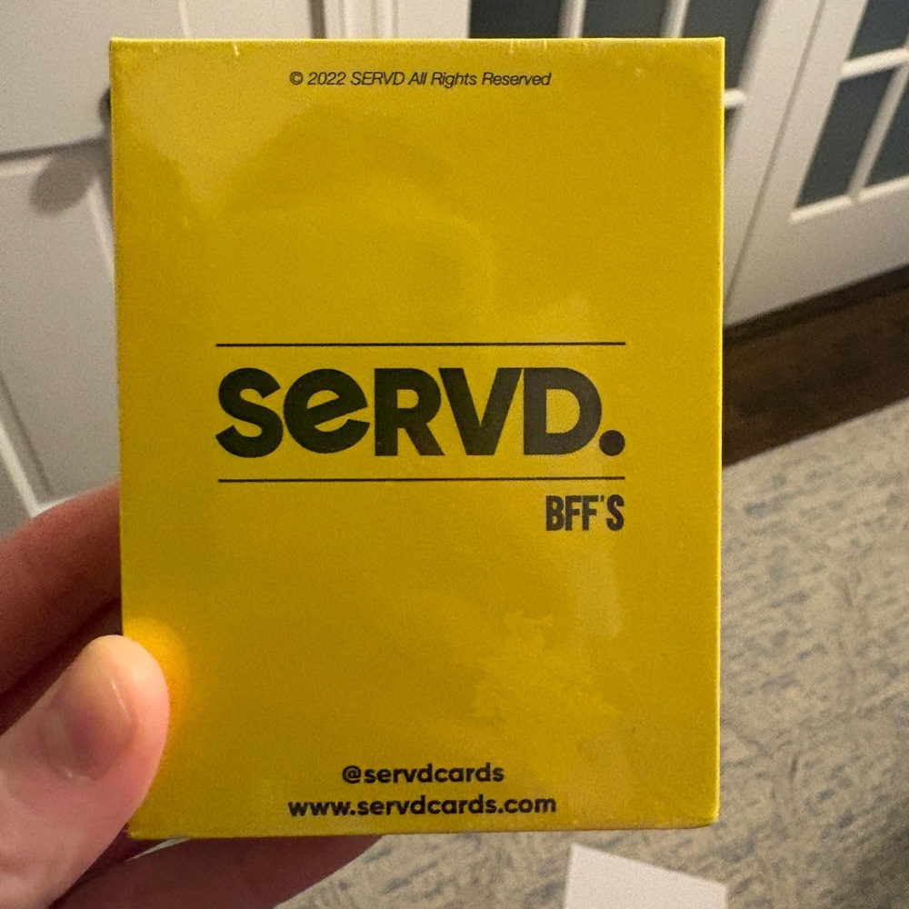 SERVD BFFs card game